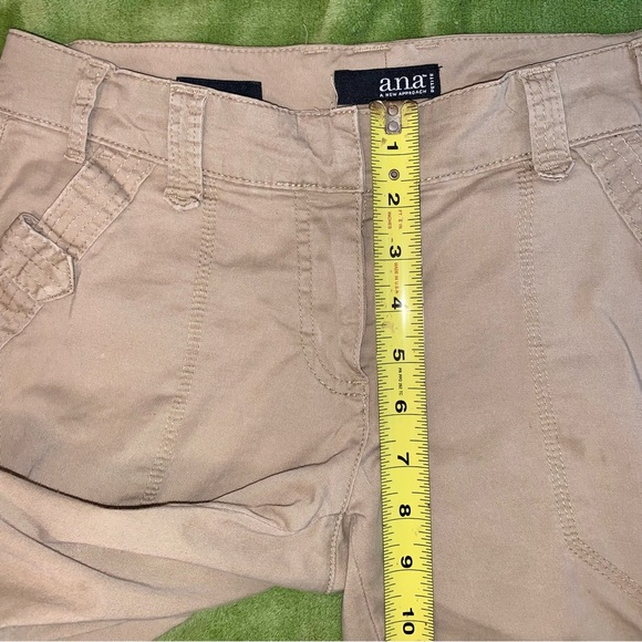 ANA BRAND Tan Crop Cargo Pants size 6 Petite - Picture 4 of 7